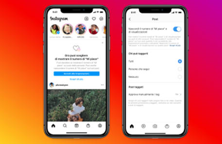 Instagram e Facebook, conteggio like torna visibile a scelta dell’utente