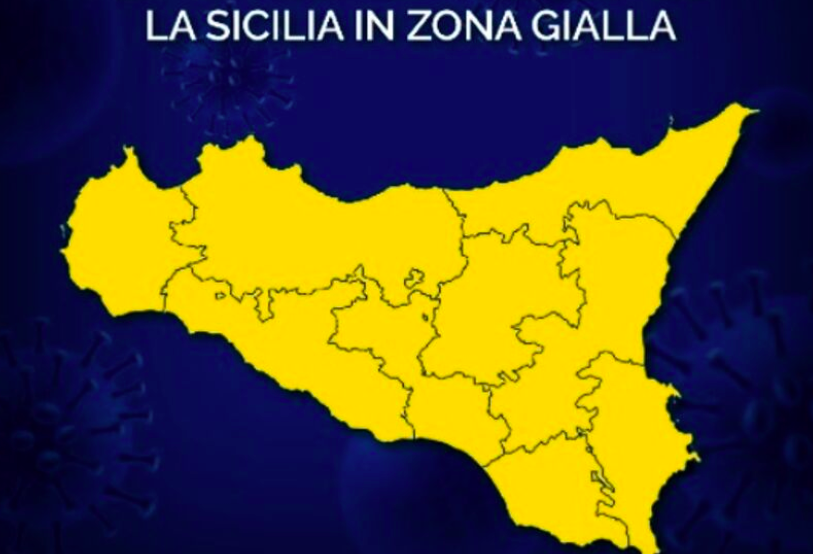 Sicilia zona gialla ma dal 14 febbraio, ecco perché