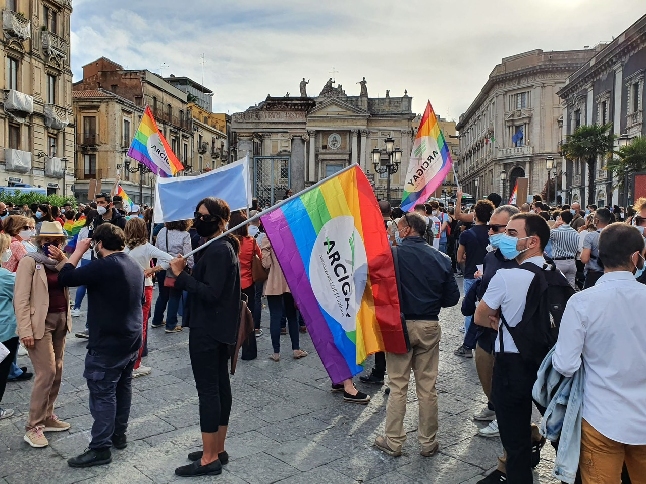 Ddl Zan, anche a Catania manifestazioni di sostegno per l’approvazione