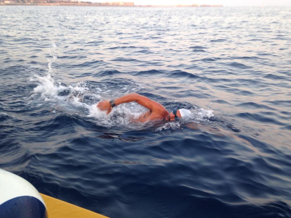 Nuova impresa per Neil Agius, a nuoto dalla Tunisia a Trapani