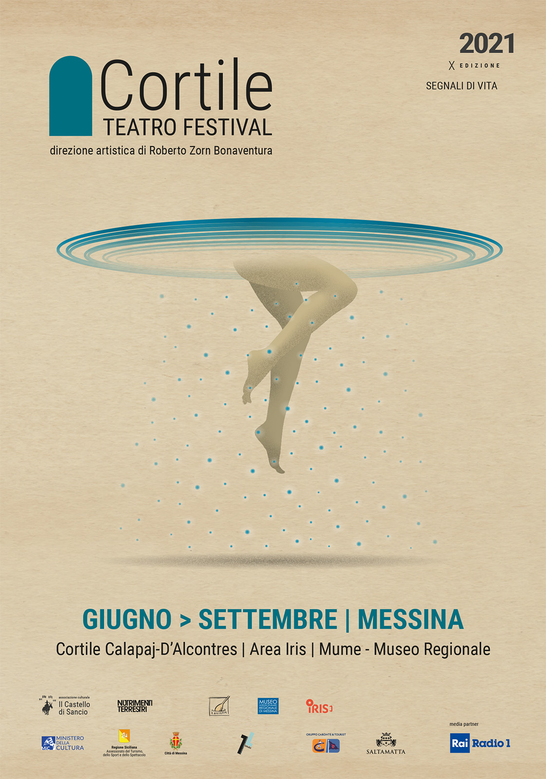 Teatro, decima edizione ‘Cortile festival’ Messina dal 29/6