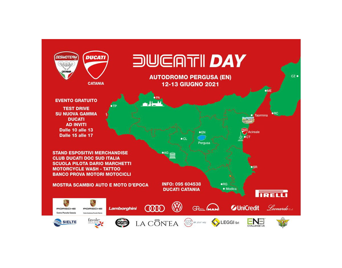 “Ducati day”, domani e domenica test drive gratuiti a Pergusa