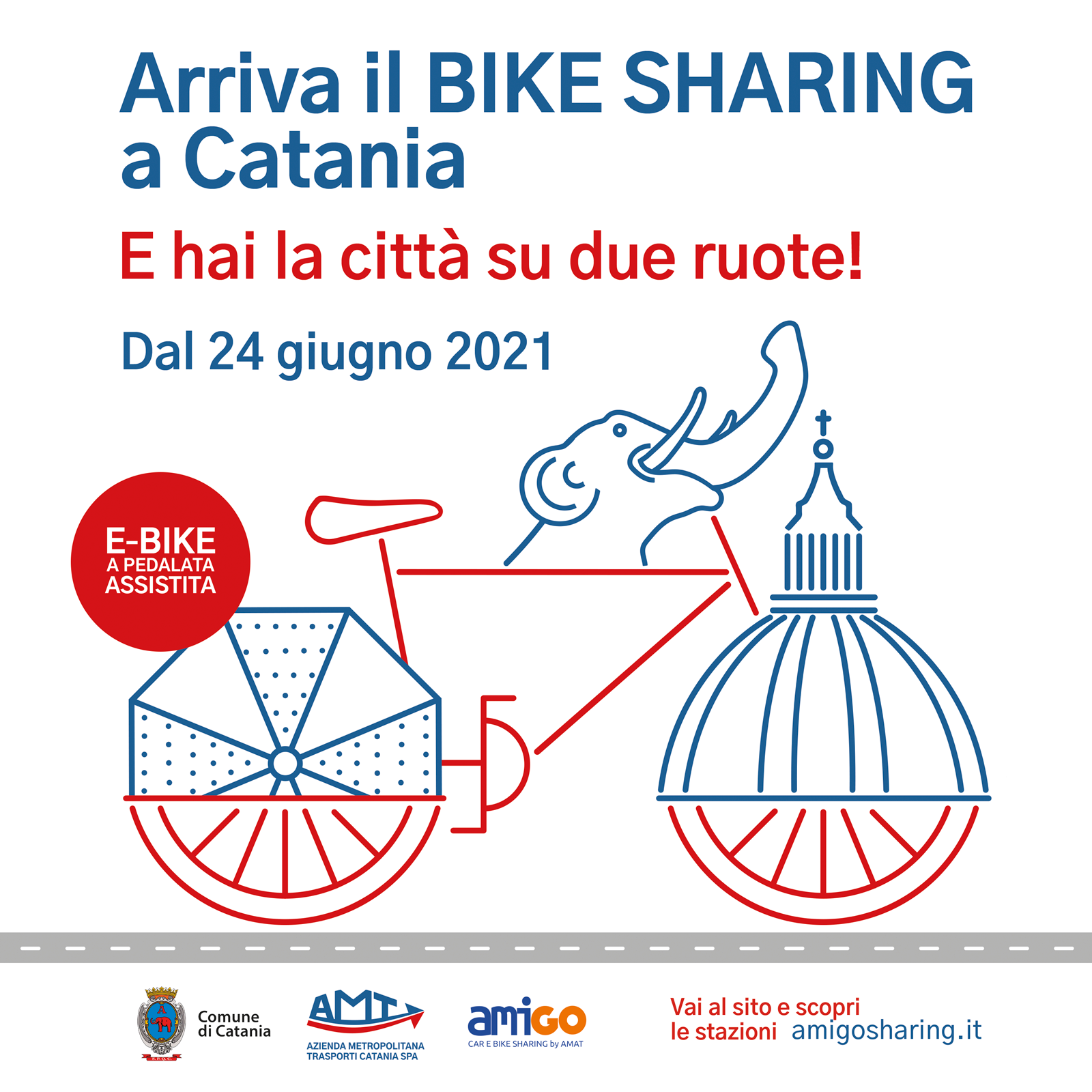 Catania, bike sharing: giovedì si parte, 5 postazioni in città