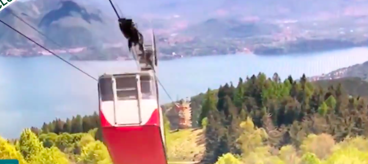 Funivia Mottarone, ecco il video dell’incidente, gli attimi dello schianto