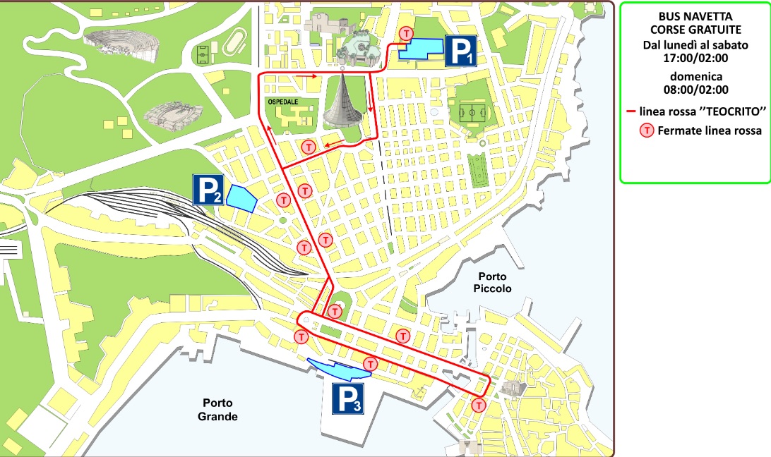 Siracusa, da domani bus gratuiti per raggiungere Ortigia senza auto