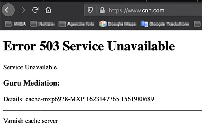 Siti di diversi media internazionali bloccati, cosa sta succedendo