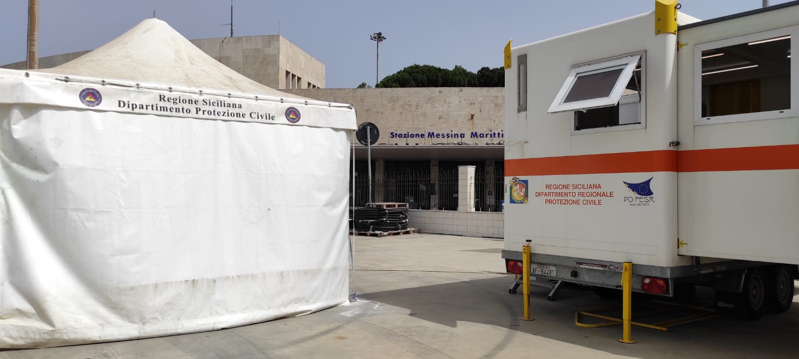 Messina, alla stazione marittima tamponi rapidi per i viaggiatori