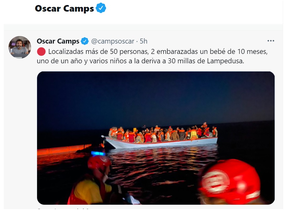 Migranti, Open Arms, barcone in difficoltà a largo Lampedusa