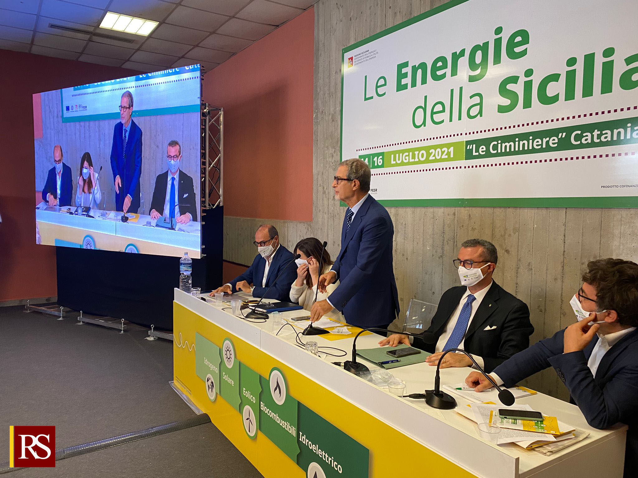 Energie, Musumeci, “Su idrogeno e rinnovabili Sicilia protagonista”