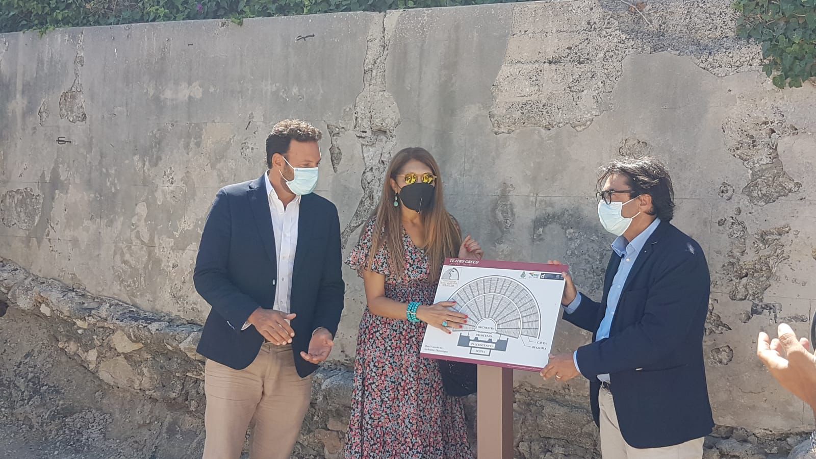 Siracusa, turismo accessibile, una mappa tattile al teatro Greco