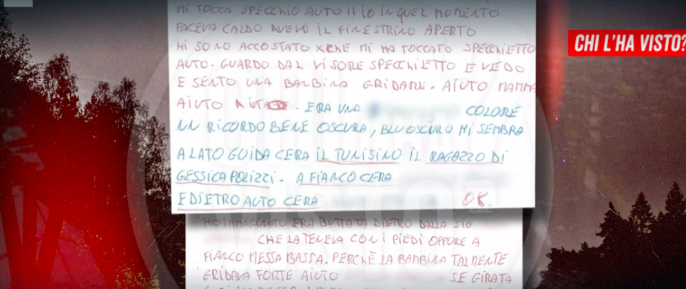 Denise Pipitone, il testimone, “Rapita da un’auto guidata da Ghaleb”