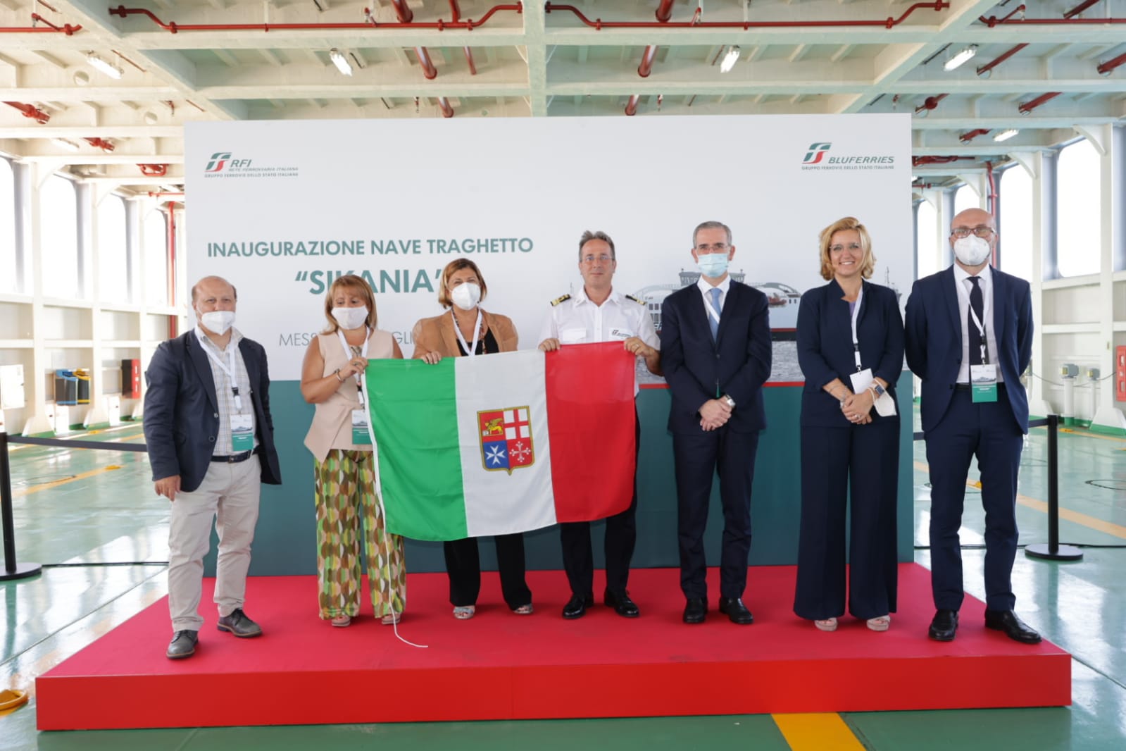 Inaugurata Sikania, la nuova nave di Bluferries