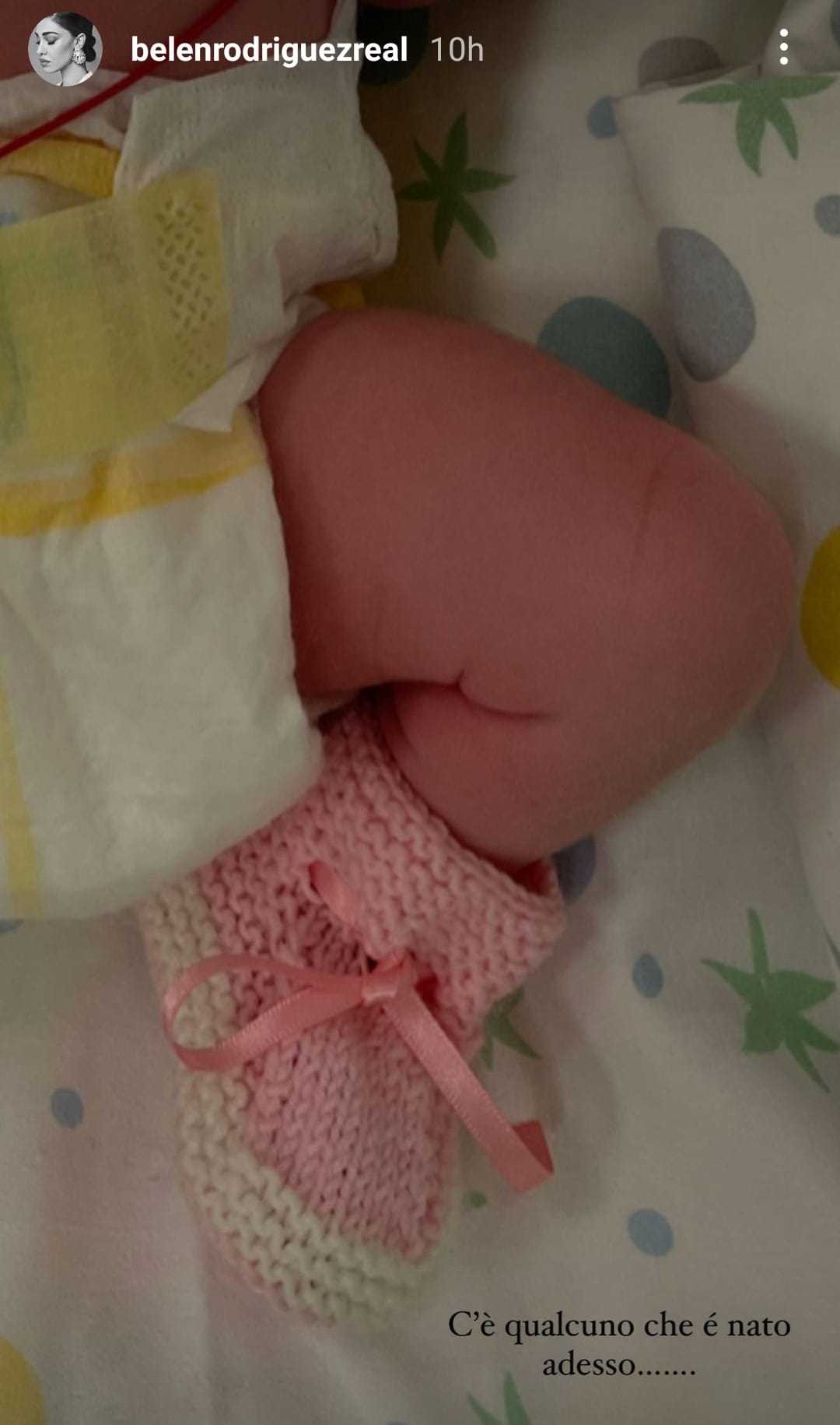 Belen Rodriguez è mamma bis, nasce Luna ed è già sui social