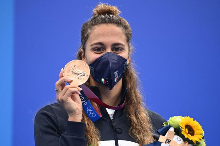 Olimpiadi, nuoto, Quadarella bronzo negli 800 stile libero