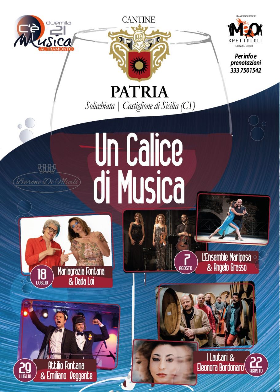 “Un Calice di Musica” a Solicchiata, tutti gli appuntamenti
