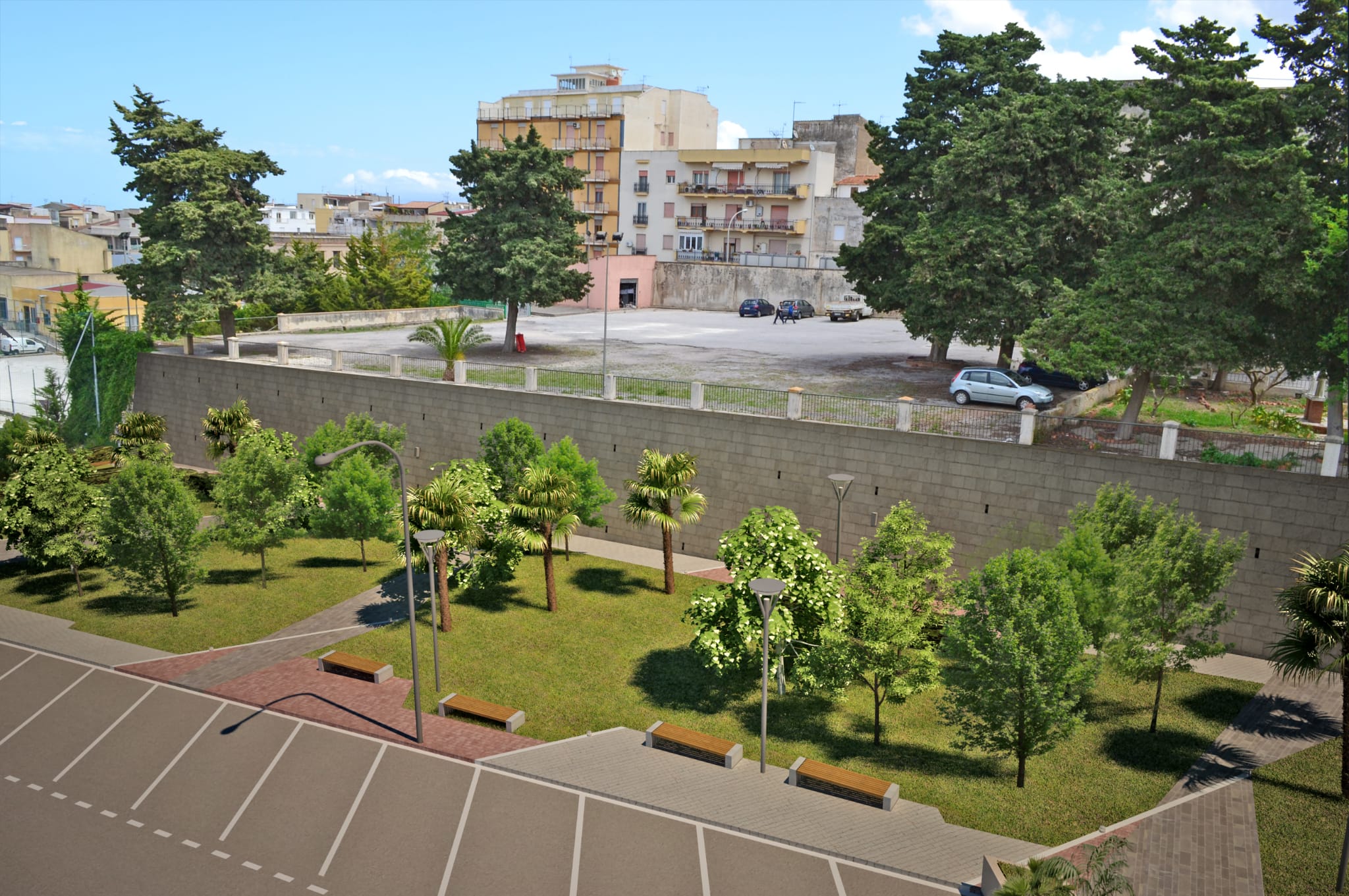 Trapani, nuovi giardini e parcheggi in corso Generale dei Medici Trapani, nuovi giardini e parcheggi in corso Generale dei Medici