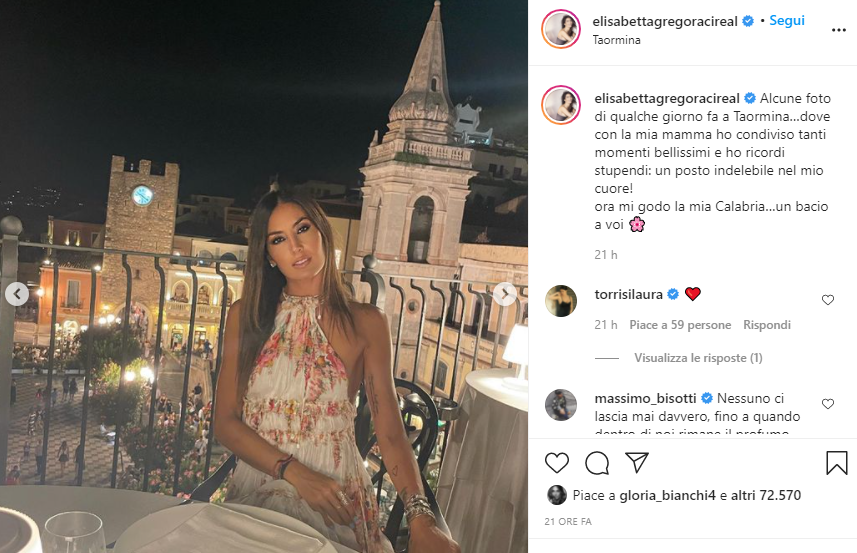 Elisabetta Gregoraci, vacanze in Sicilia con il figlio, guarda le foto