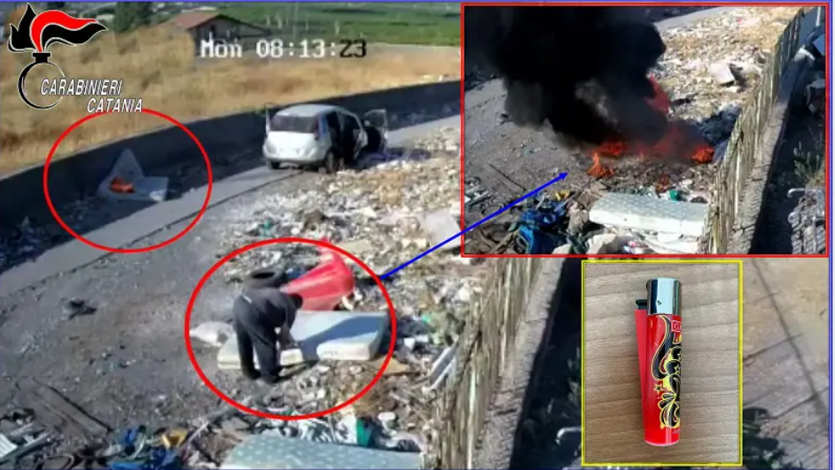 Incendi, arrestato piromane a Paternò, incastrato da video