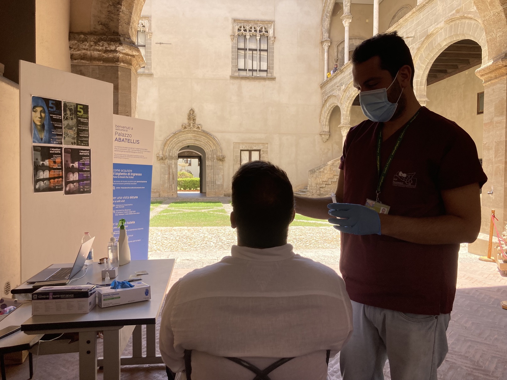 Sicilia, tamponi gratuiti in parchi e musei per visitatori senza green pass