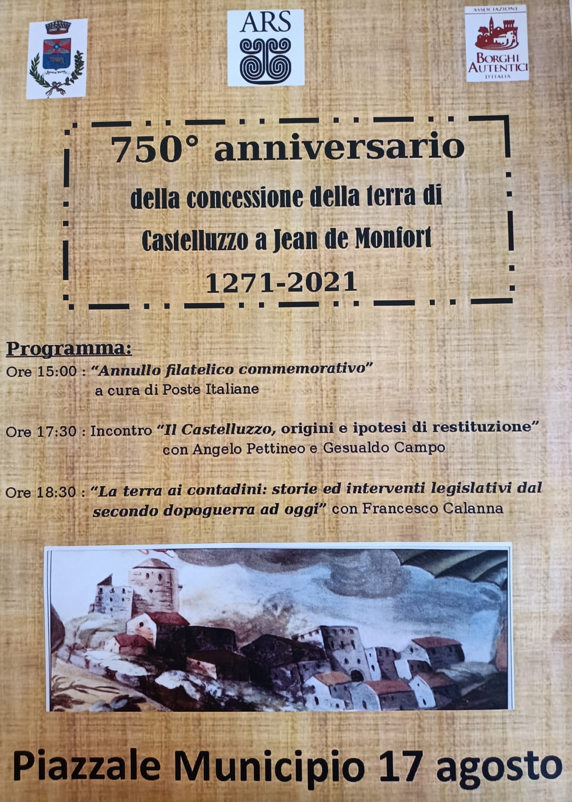 Castel di Lucio compie 750 anni, tutti gli eventi in programma
