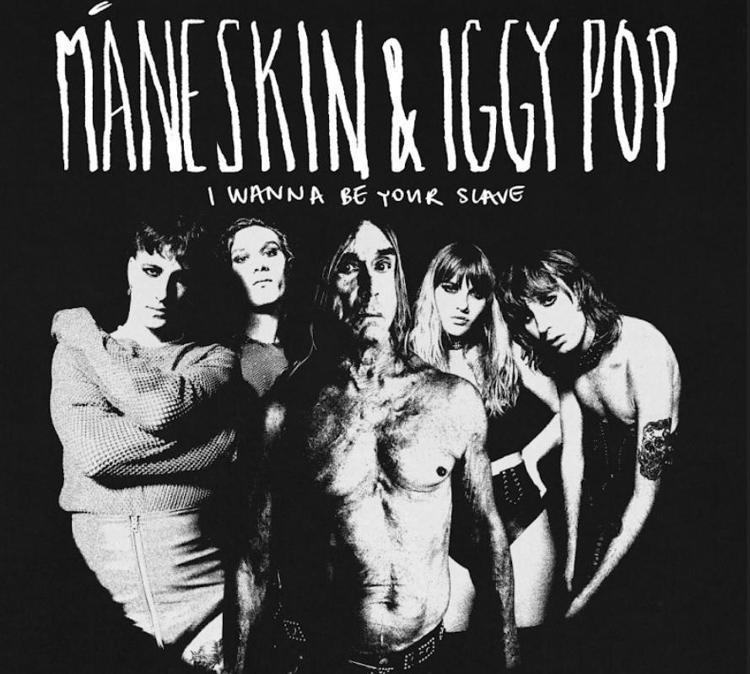 Maneskin e Iggy Pop insieme per “I wanna be your slave”