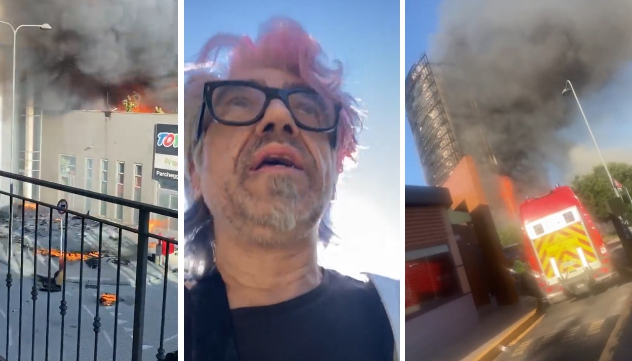 Incendio Milano, la fuga di Morgan, “le fiamme a pochi metri”- Il Video