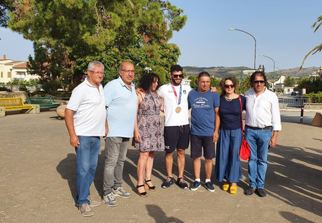 Tokyo 2020, Pizzolato torna a Salaparuta ed è festa