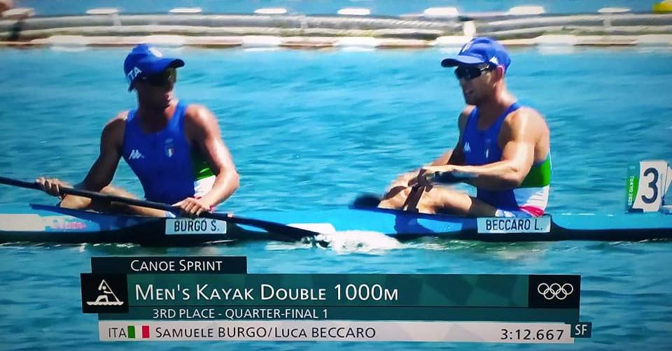 Tokyo 2020, Samuele Burgo e Luca Beccaro in semifinale nel k2 1000