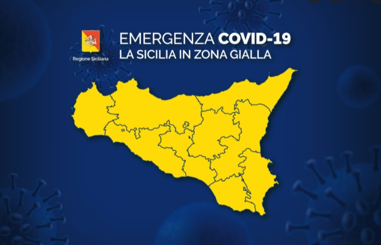 Sicilia zona gialla da oggi, lunedì 14 febbraio, le regole