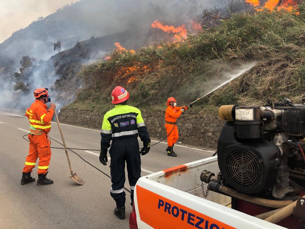 Enna, dopo gli incendi si temono le conseguenze delle piogge