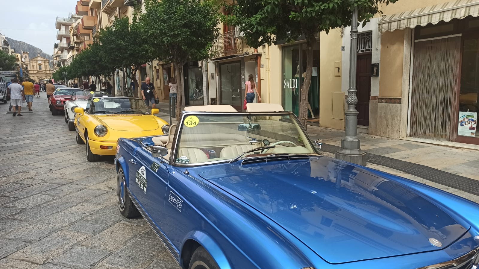 Raid dell’Etna, a Bagheria sfilata di auto storiche