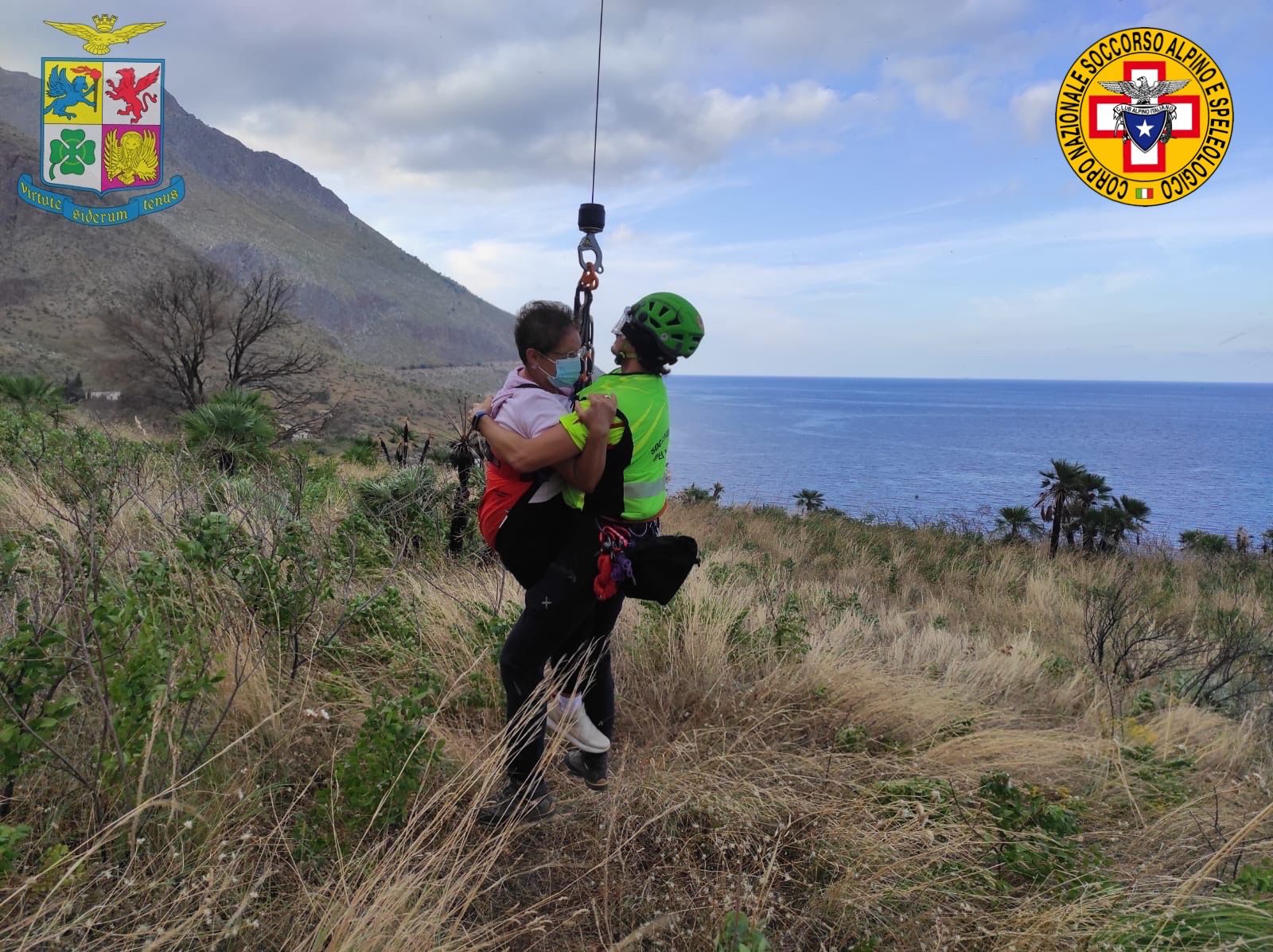 Bimba di 10 anni cade allo Zingaro, salvata dal soccorso alpino