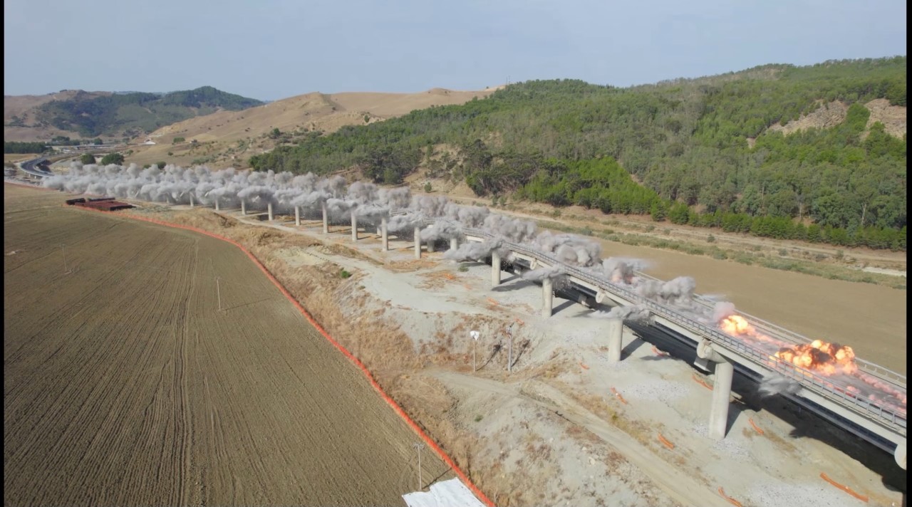 Demolizione viadotto “Salso”, Falcone, “Tappa importante”