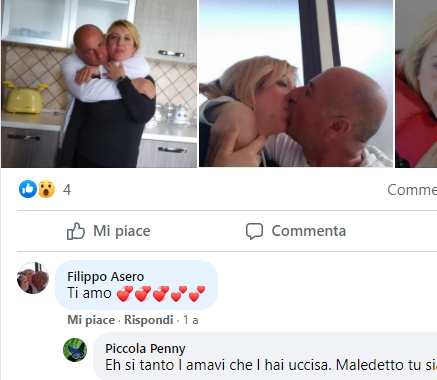 Femminicidio Bronte, Filippo Asero, su Fb un amore non ricambiato