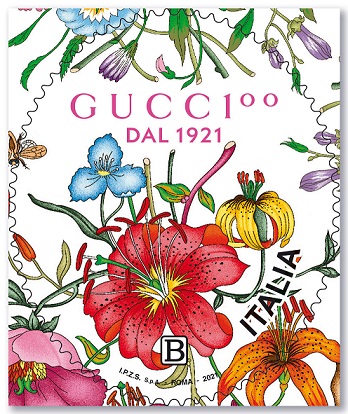 Poste, a Gucci francobollo per celebrare centenario
