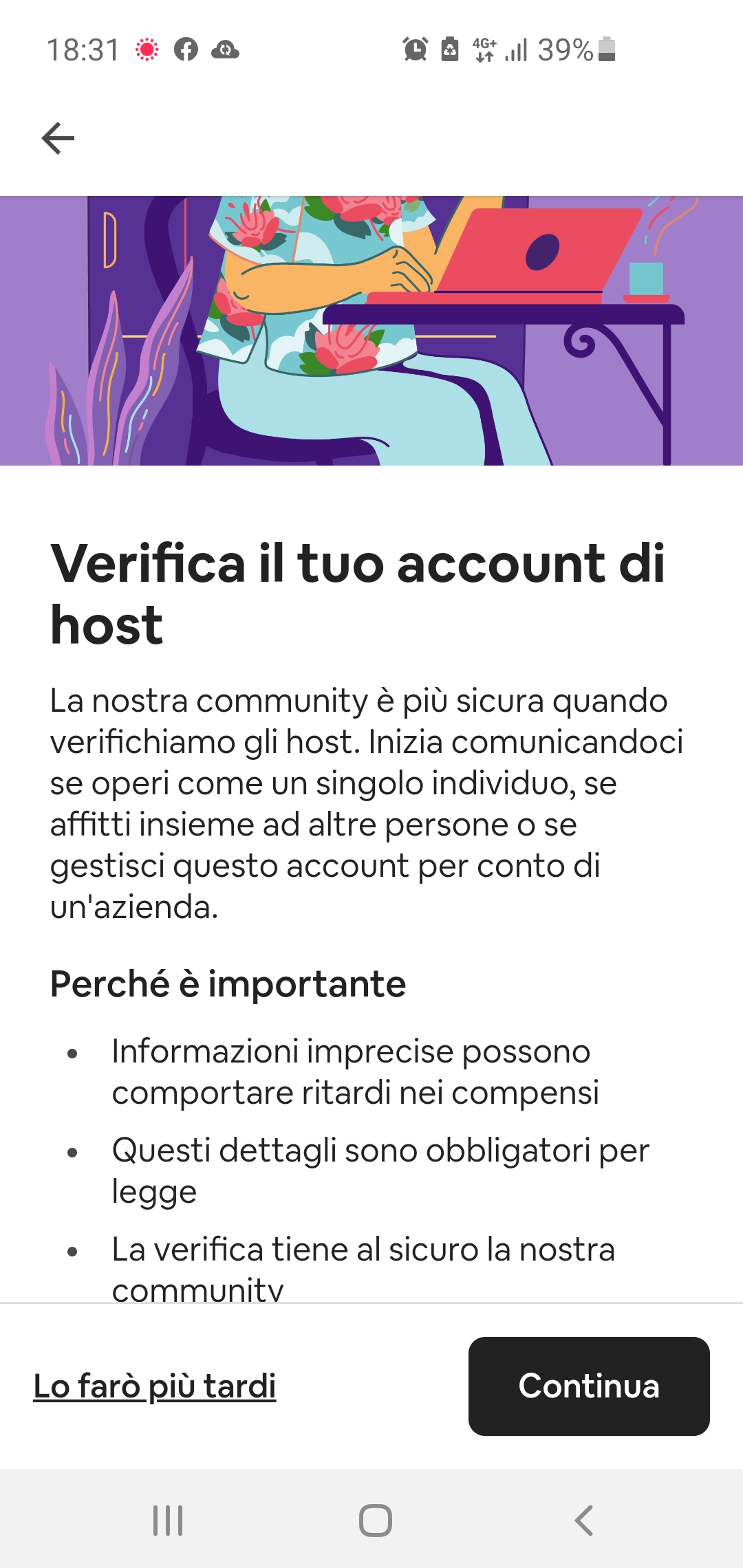 Galleria foto 'Messaggio Airbnb ai proprietari di case vacanza, “Evita sospensione compensi”' - foto 2