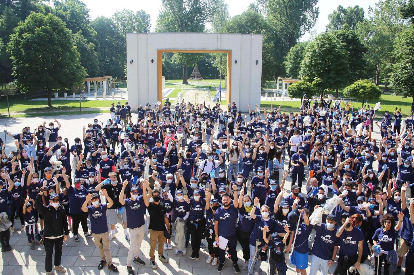 Plastic Free a Palermo, 750 ragazzi per ripulire il Foro Italico