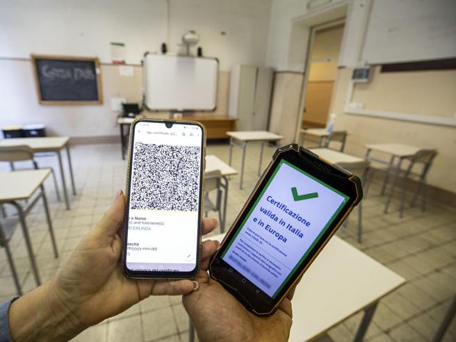Green pass a scuola, super app dal tredici di settembre