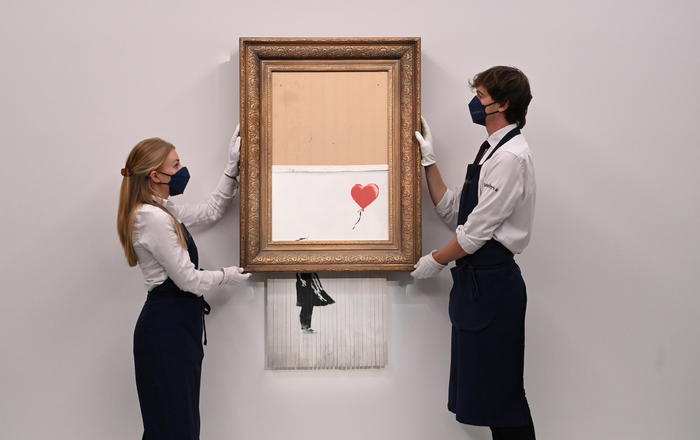 Banksy, venduto a 22 milioni di euro “Love is in the Bin”