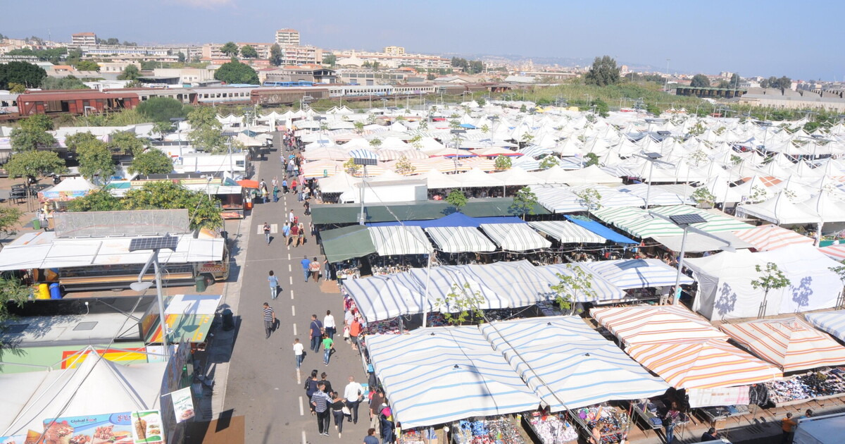 Il ciclone fa rimandare la Fiera dei morti di Catania, quando si terrà