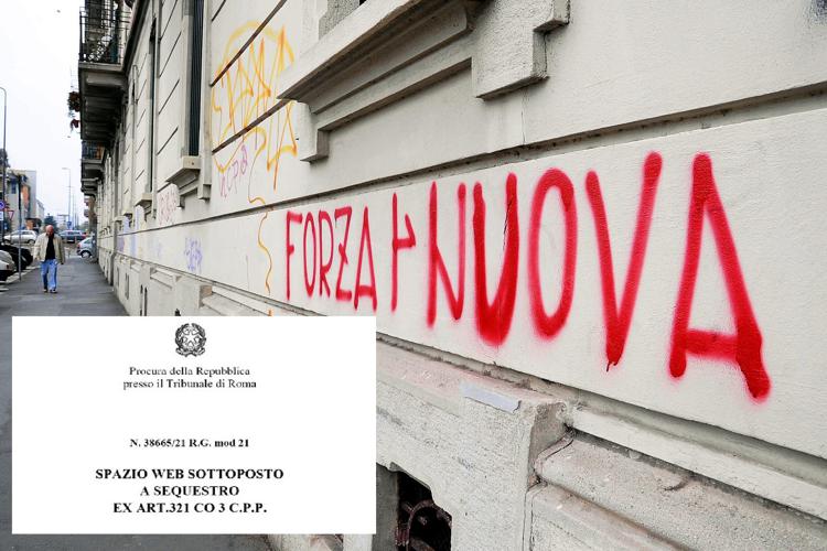 Forza Nuova, sito sotto sequestro, le accuse per i quattro indagati