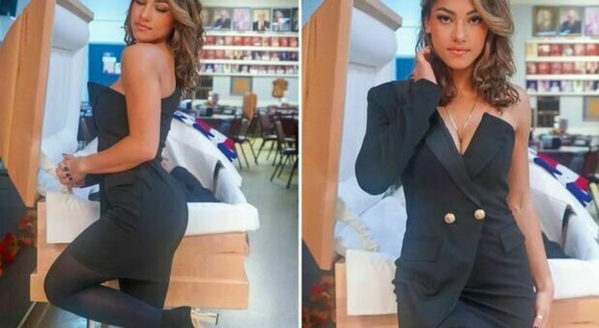 In posa sulla bara aperta del padre morto, selfie estremo dell’influencer