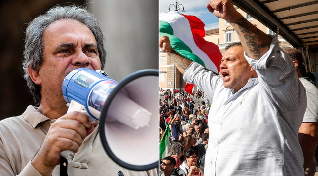 No Green pass a Roma, i leader di Forza Nuova tra gli arrestati, ecco chi sono