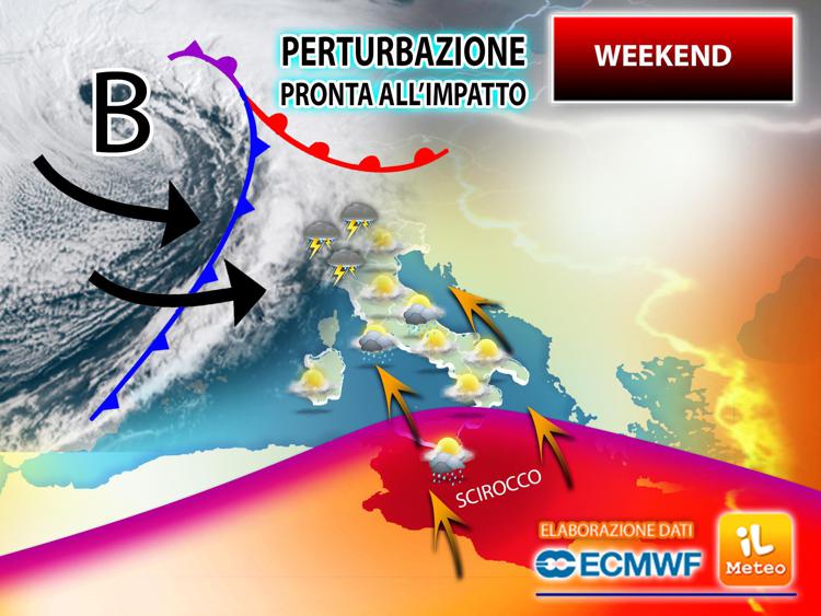 Meteo in Sicilia, weekend di pioggia, le previsioni
