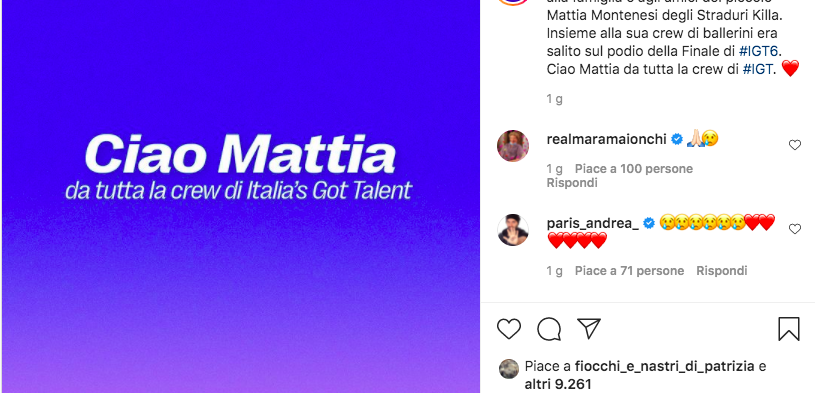 Morto a 15 anni Mattia Montenesi, stella di Italia’s Got Talent