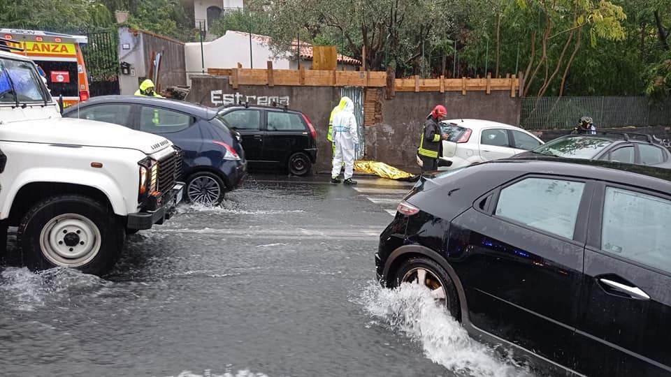 Allerta rossa, l’uragano colpisce Catania, un morto a Gravina – Video