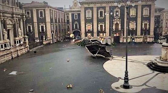 Catania, il giorno dopo il ciclone e la bomba d’acqua