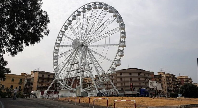 Ruota panoramica di Catania, tutta la verità sul flop dell’iniziativa