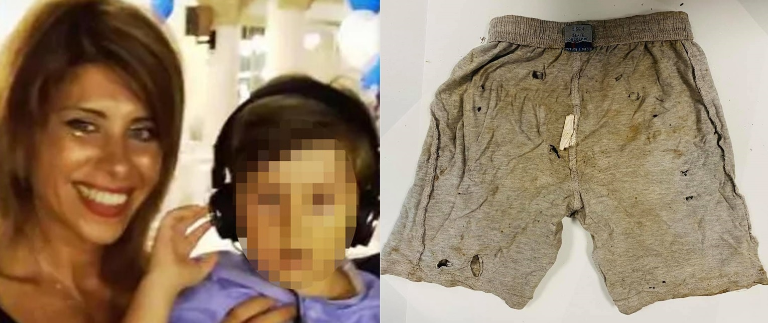 Giallo Caronia, le foto dei pantaloni di Gioele “crivellati di buchi”