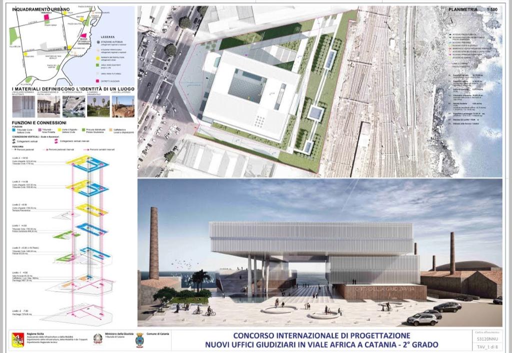 Catania, Regione manda in gara nuova Cittadella giudiziaria, la foto